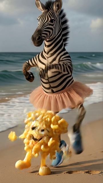 Макарошка и зебра