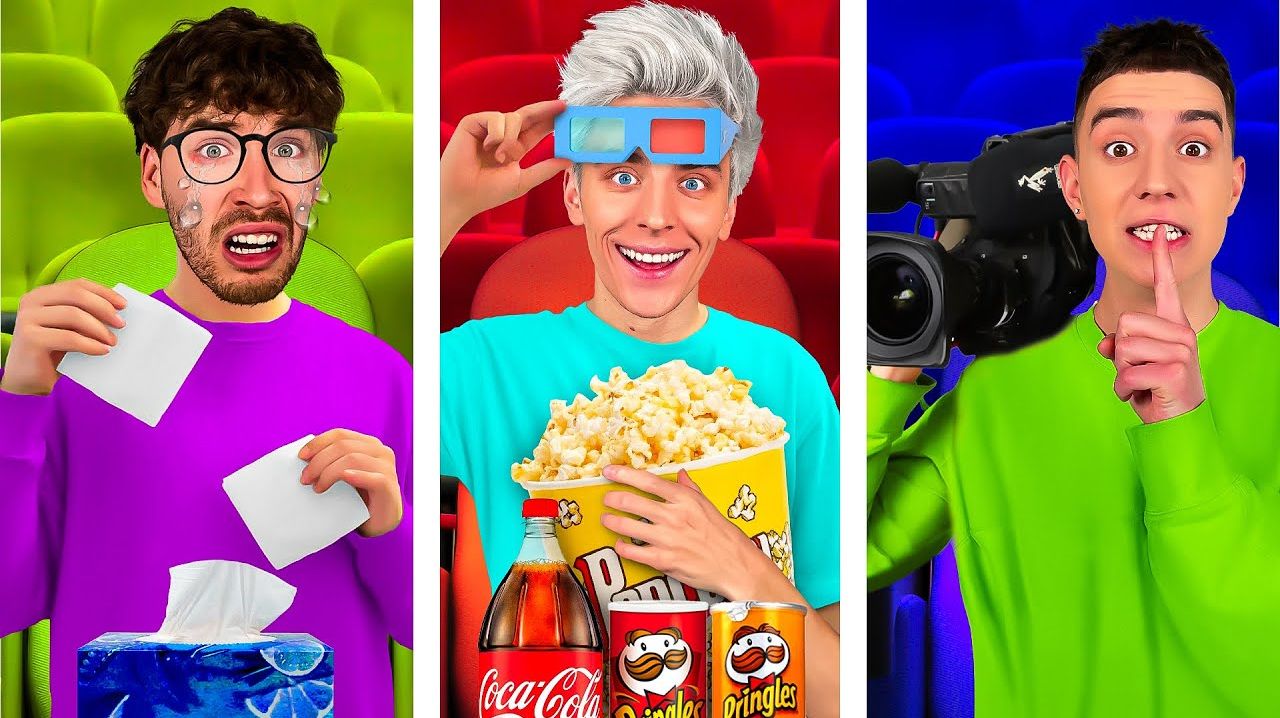 ТИПЫ ЛЮДЕЙ В КИНОТЕАТРЕ !