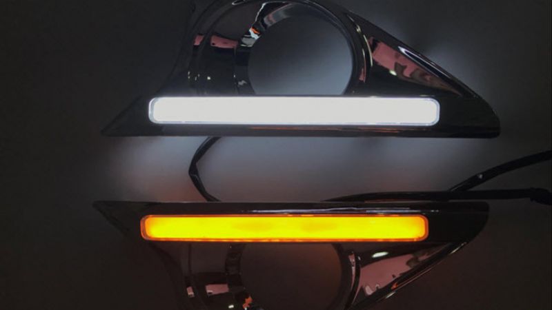 ДХО для Toyota Camry 7 2011-14 Вариант 2