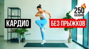Кардио БЕЗ ПРЫЖКОВ. Сжигаем 250 калорий за 30 мин
