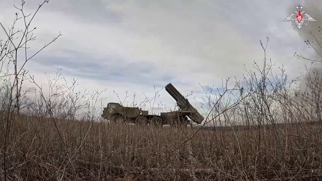 Боевая работа расчетов РСЗО