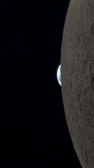 Астронавт «Артемиды-2» снял Землю из-за Луны на IPhone 17 Pro Max