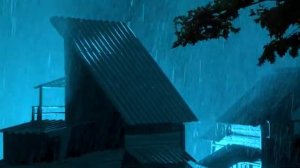 Расслабляющие звуки дождя с грозой для отдыха и сна, дождь с грозой - 3 часа 😴