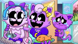 Хочет ли мама КЭТНЭПА, чтобы ее сестра была больше? Анимация Poppy Playtime
