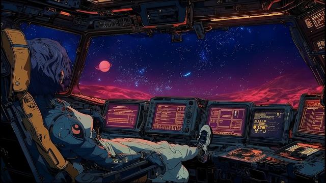Solitary Flight ｜ Cyberpunk Space Transmission