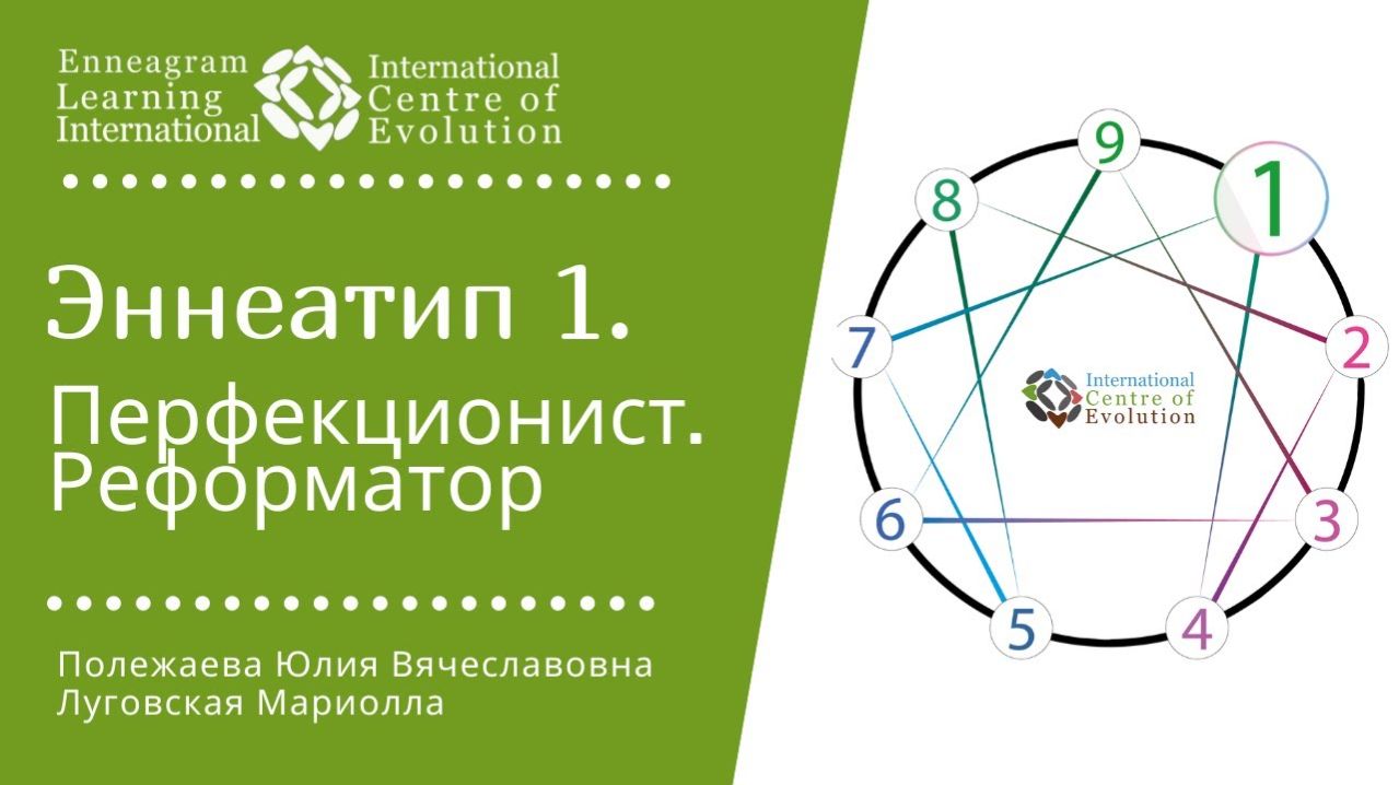 1 тип Эннеаграммы - Перфекционист. Реформатор