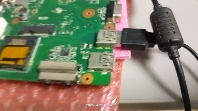 Матплата Asus K54L заказ 19275 - контрольный запуск.