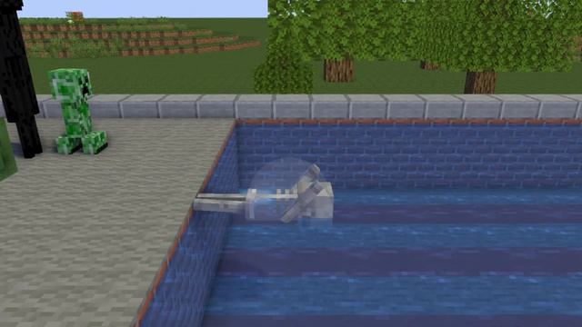 9 Swimming -  Monster School [Minecraft - Animation] [#7]