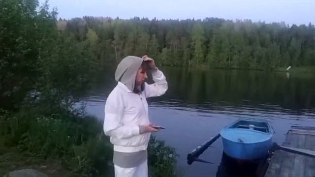 Белая ночь на реке Свирь #еленамалинина