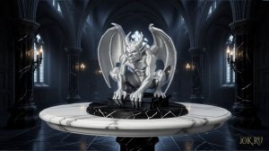 Коллекционная фигурка Серебряная Горгулья — готика и мистика от Joker‑Studio