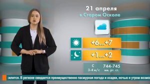 Погода в Старом Осколе на 21 апреля
