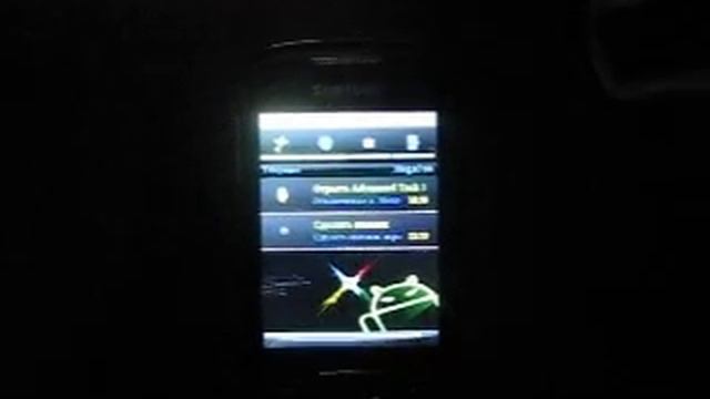 Анимация в шторке Samsung Galaxy mini S5570