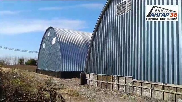 Продаётся арочный бескаркасный ангар под ключ