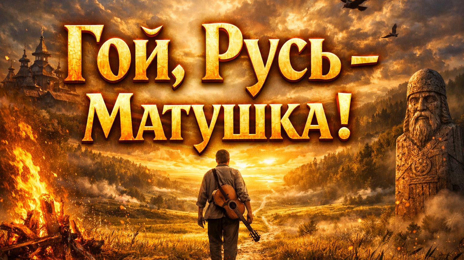 ГОЙ, РУСЬ - МАТУШКА! 🔥 Песня о Руси, земле и памяти предков | Славянский эпик рок