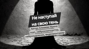 Не наступай на свою тень. Алмаева Ирина (поэт, нейрокомпозитор, нейрохудожник, видеомонтажер).