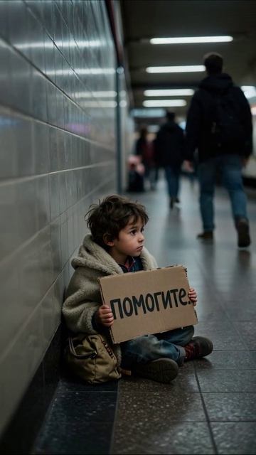 Безмолвный крик о помощи беспомощность детьи город