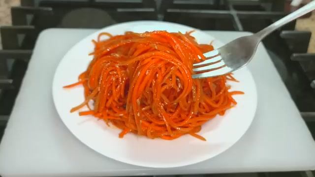 Еще один самый лучший рецепт моркови по-корейски.