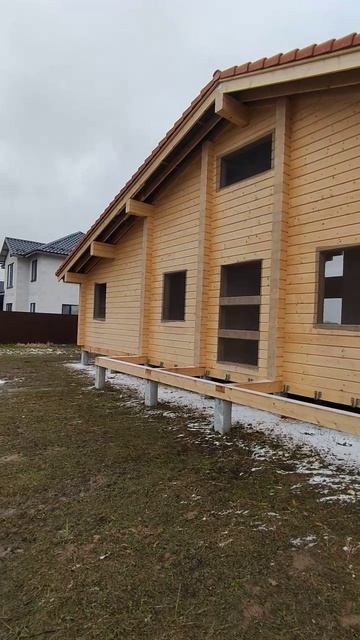 Перед началом отделки из клееного бруса