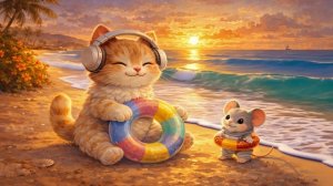 Песня про море для кошек. Музыка для кошек