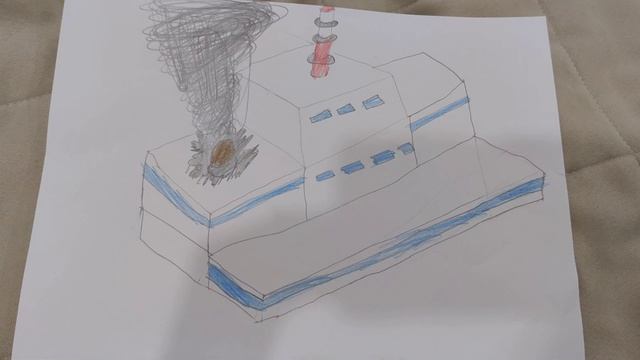 ЧАЭС ПОСЛЕ ВЗРЫВА НА 4 ЭНЕРГОБЛОКЕ ! (рисунок)