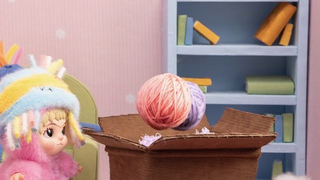 Мягкая игрушка WAKUKU. Девочка в шапке