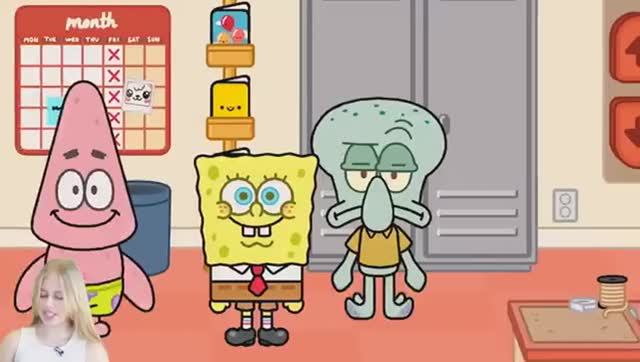 ДОМ ГУБКИ БОБА ПАТРИКА И СКВИДВАРДА в Тока Бока Toca Life World