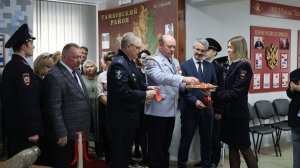 Двери обновленного музея торжественно открыли в День ветеранов МВД ОМВД России «Тамбовский»