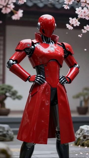 Красный робот: стиль и технологии роботы технологии будущее