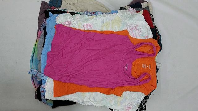 42587 Футболки, майки женские, 9пак, F44, секонд (extra/1 кат) оптом