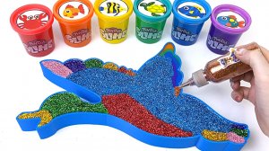 Для малышей мультики.  Смешные игрушки. Разноцветные слаймы. Для детей мультики
