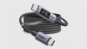 Обзор мощнейшего кабеля UGREEN 240W с LED-дисплеем (L530) — Будущее зарядки!