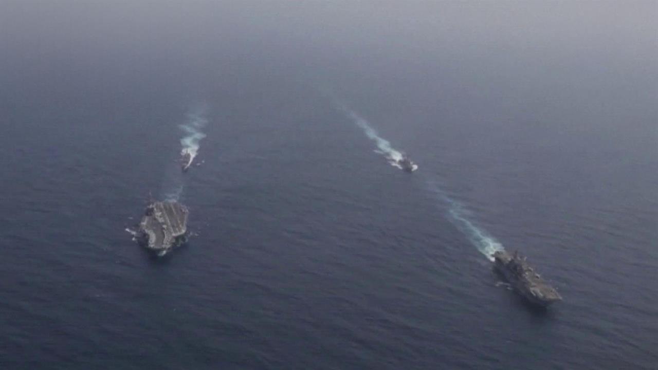 Ночью армия США обстреляла и захватила иранское судно