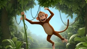 Глупая обезьянка поскользнулась на банане  — увлекательный мультфильм 2026 для малышей