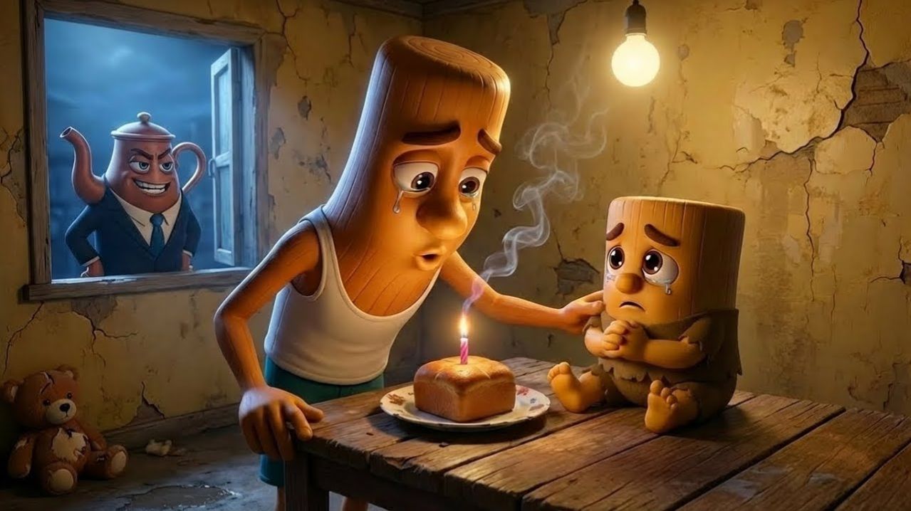 🌈 Над ними смеялись из-за бедного дня рождения, чтобы купить торт для папы Тунг Тунг Тунг Сахура