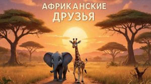 Музыкальный мультфильм для детей | Друзья из Африки