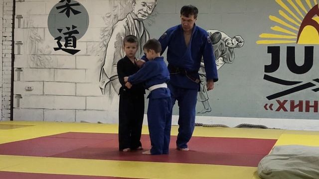 Тренировка дети дзюдо