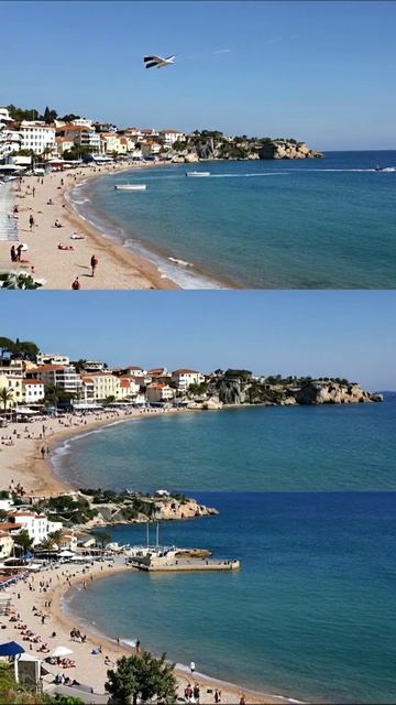 Солнечный пляж: отдых у моря #пляж #море #отдых