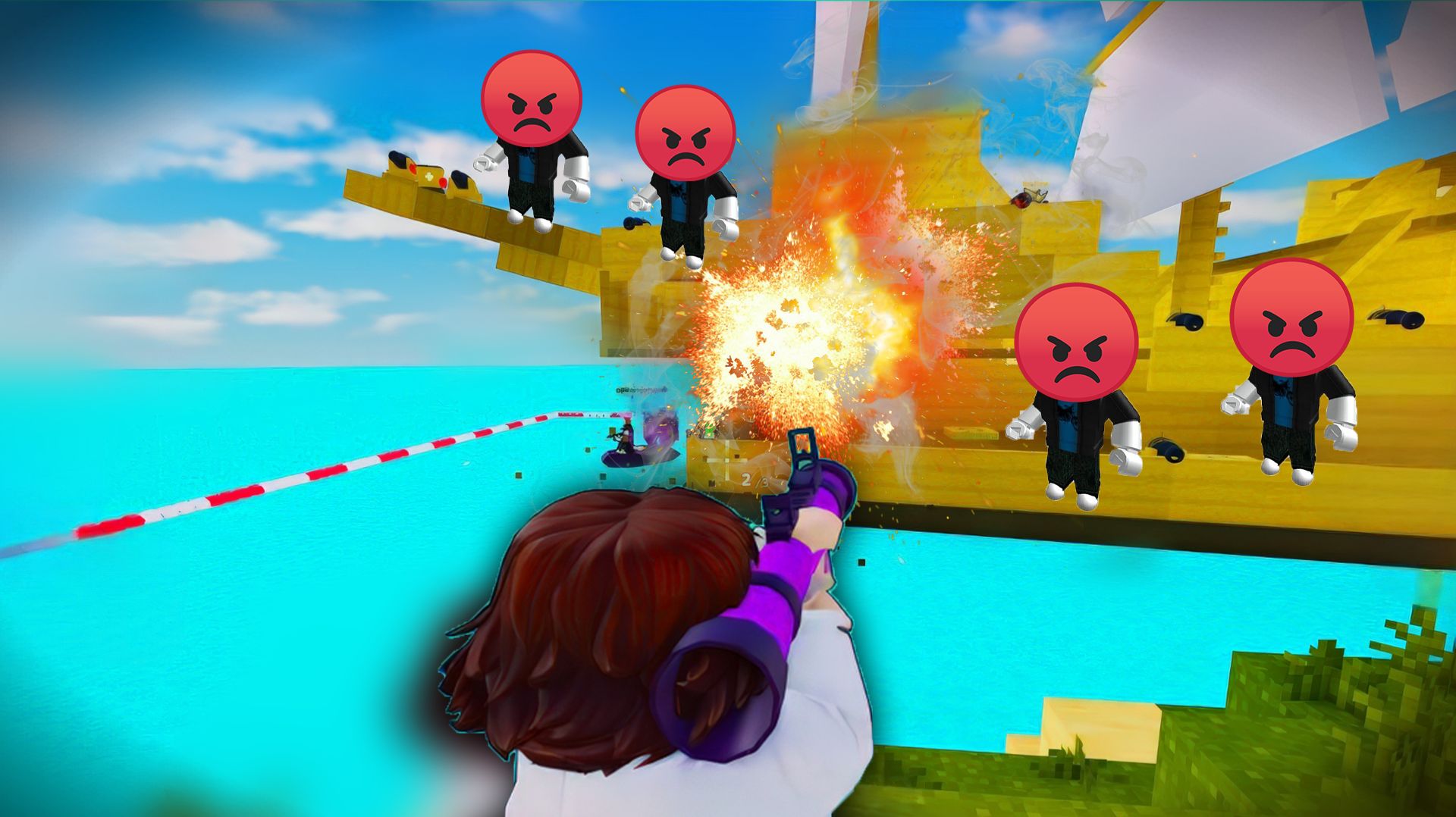 УНИЧТОЖЬ КОРАБЛЬ! 🔥 | Морская битва - Ship Wars Roblox