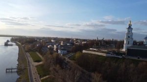 #12. Кострома набережная Волги с высоты 2022 год