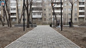 Габионы, "звёздное небо" и много зелени: сквер предпринимателей в Абакане обретает свои черты