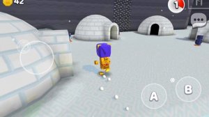 играю в super bear  путешествие по снежной долине