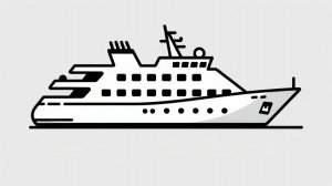 Белый теплоход