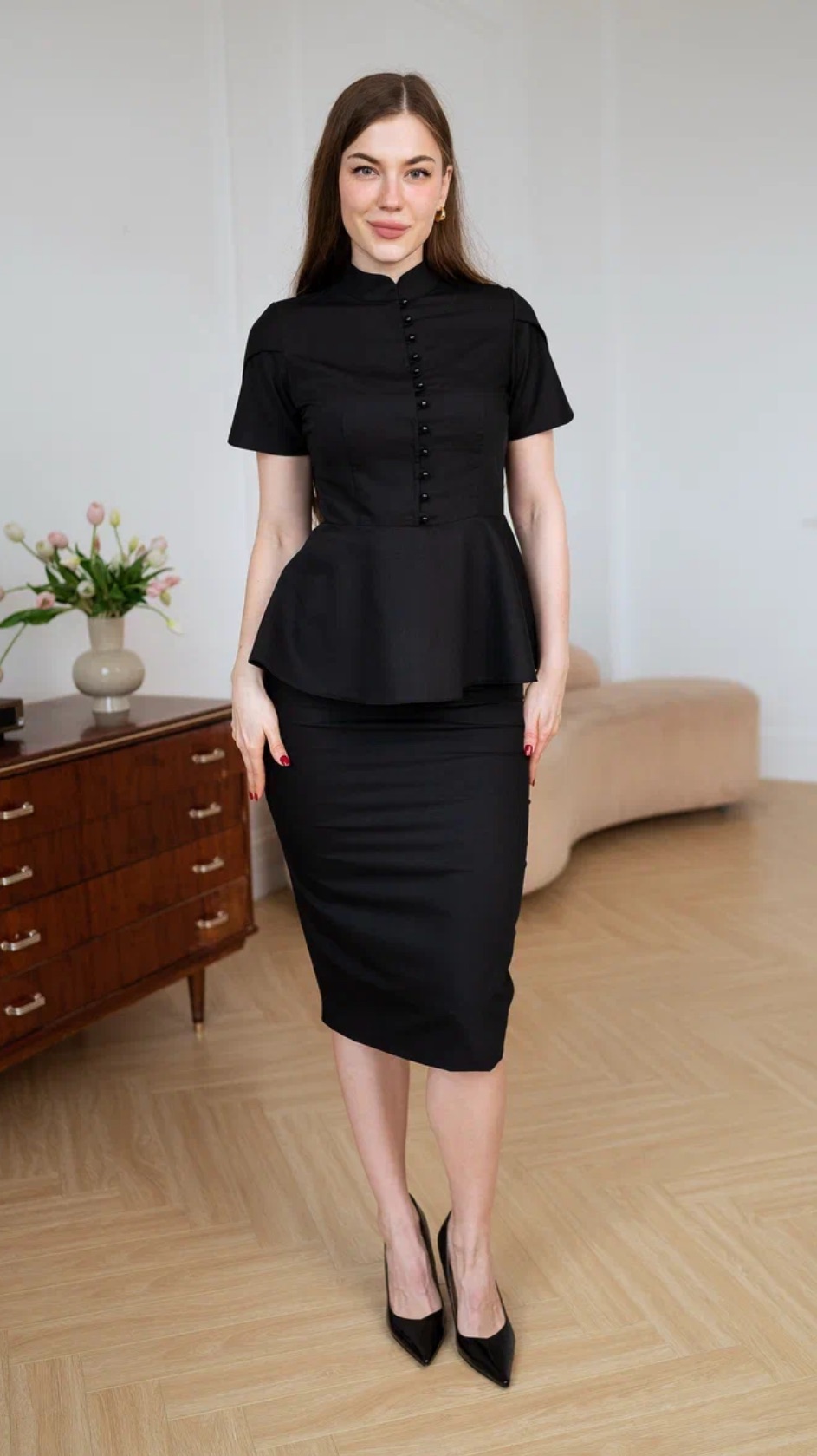 Блуза Ангелина | Юбка Жаклин | Медицинская одежда