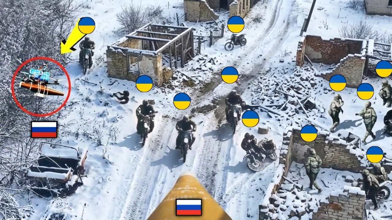 Российский дрон заметил украинский туннель в сельской местности