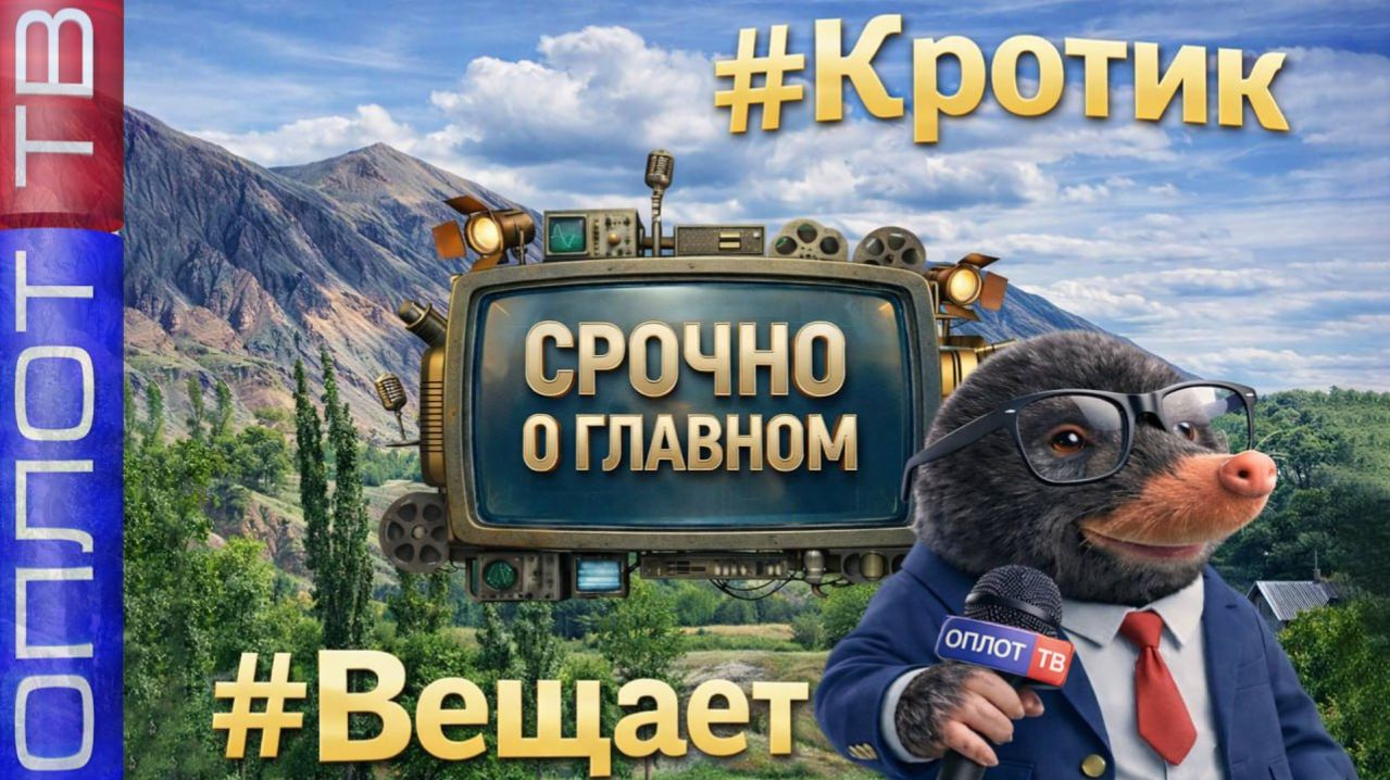 📺 Кротик Оплотик подготовил для Вас новый выпуск срочных новостей!