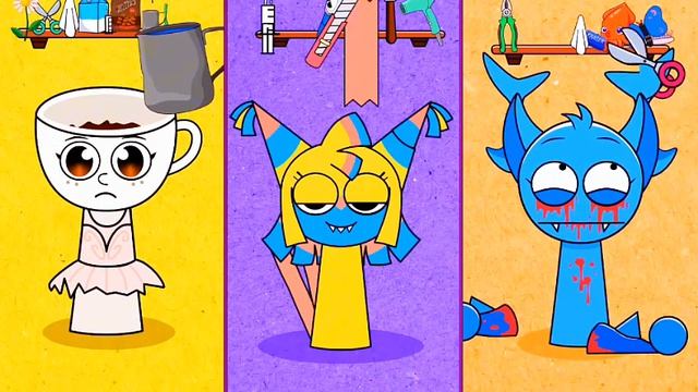 СПРУНКИ итальянские мемы! СПРУНКИ мультфильмы! Sprunki incredibox mem!