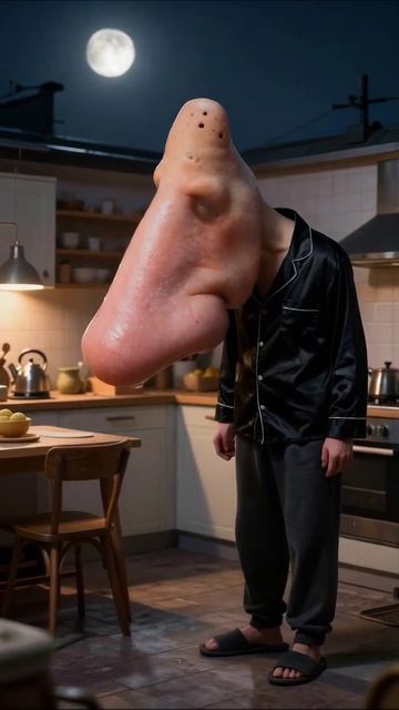 Ночной кошмар с носом! #фантастика #ужасы #нольтворчество