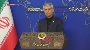 Официальный представитель Министерства иностранных дел Ирана Эсмаил Багаи, 20 апреля 2026 года