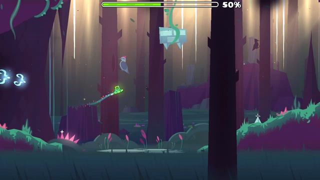 Прохожу легендарный уровень в геометри дэш.