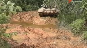 Испытания танка Т-90С в джунглях